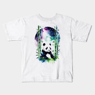 Galactic Panda Kids T-Shirt